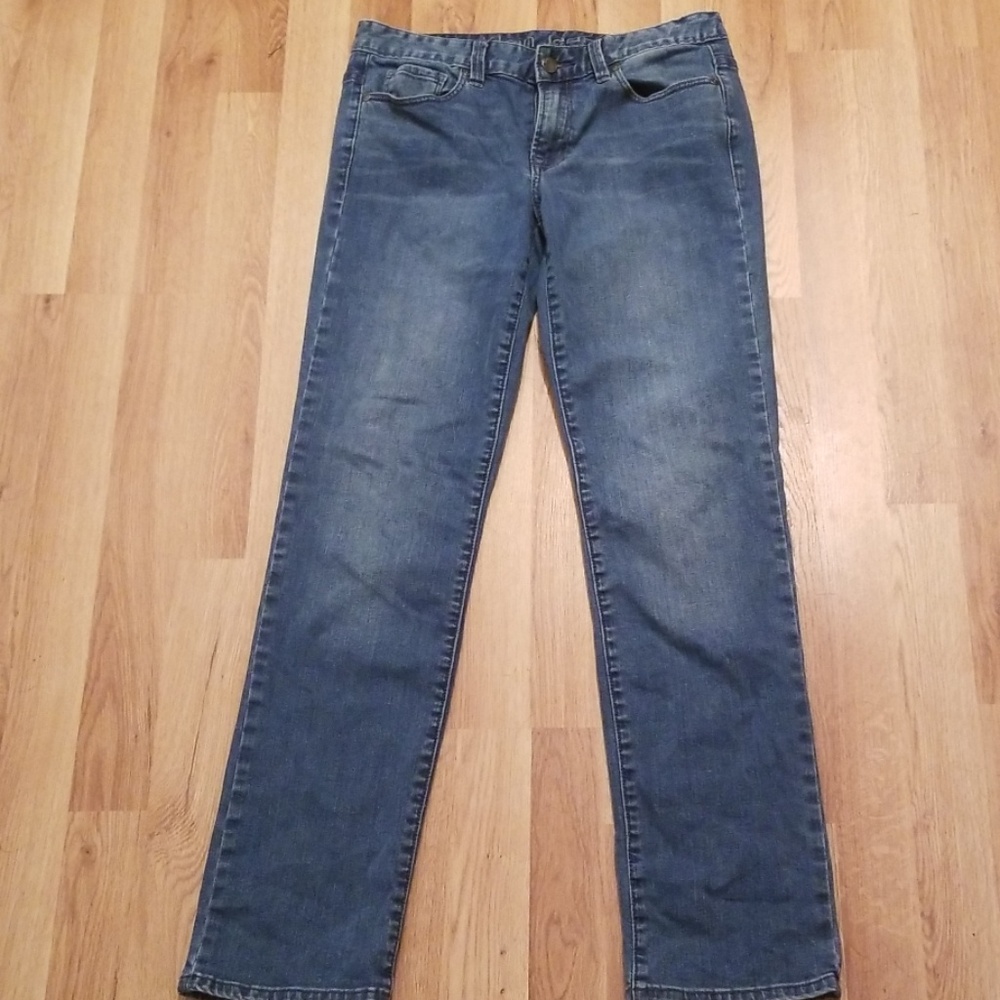 Calvin Klein Straight Leg Jeans SZ 6. Great cond!